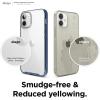 imageelago Hybrid Clear Case Designed for iPhone 12 Mini Case 54quot Reduced Yellowing Durable PC Back Flexible Bumper Shockproof Case Cover TransparentBlue
