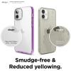 imageelago Hybrid Clear Case Designed for iPhone 12 Mini Case 54quot Reduced Yellowing Durable PC Back Flexible Bumper Shockproof Case Cover TransparentLavender