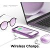 imageelago Hybrid Clear Case Designed for iPhone 12 Mini Case 54quot Reduced Yellowing Durable PC Back Flexible Bumper Shockproof Case Cover TransparentLavender