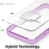 imageelago Hybrid Clear Case Designed for iPhone 12 Mini Case 54quot Reduced Yellowing Durable PC Back Flexible Bumper Shockproof Case Cover TransparentLavender