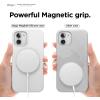 imageelago Magnetic Silicone Case Compatible with iPhone 12 Mini 54 Inch  Premium Liquid Silicone Builtin Magnets Compatible with All MagSafe Accessories BlackWhite