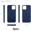 imageelago Magnetic Silicone Case Compatible with iPhone 12 Mini 54 Inch  Premium Liquid Silicone Builtin Magnets Compatible with All MagSafe Accessories Jean IndigoJean Indigo