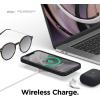 imageelago Magnetic Silicone Case Compatible with iPhone 12 Mini 54 Inch  Premium Liquid Silicone Builtin Magnets Compatible with All MagSafe Accessories Jean IndigoBlack