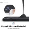 imageelago Magnetic Silicone Case Compatible with iPhone 12 Mini 54 Inch  Premium Liquid Silicone Builtin Magnets Compatible with All MagSafe Accessories Jean IndigoBlack