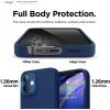 imageelago Magnetic Silicone Case Compatible with iPhone 12 Mini 54 Inch  Premium Liquid Silicone Builtin Magnets Compatible with All MagSafe Accessories Jean IndigoJean Indigo