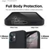 imageelago Magnetic Silicone Case Compatible with iPhone 12 Mini 54 Inch  Premium Liquid Silicone Builtin Magnets Compatible with All MagSafe Accessories Jean IndigoBlack