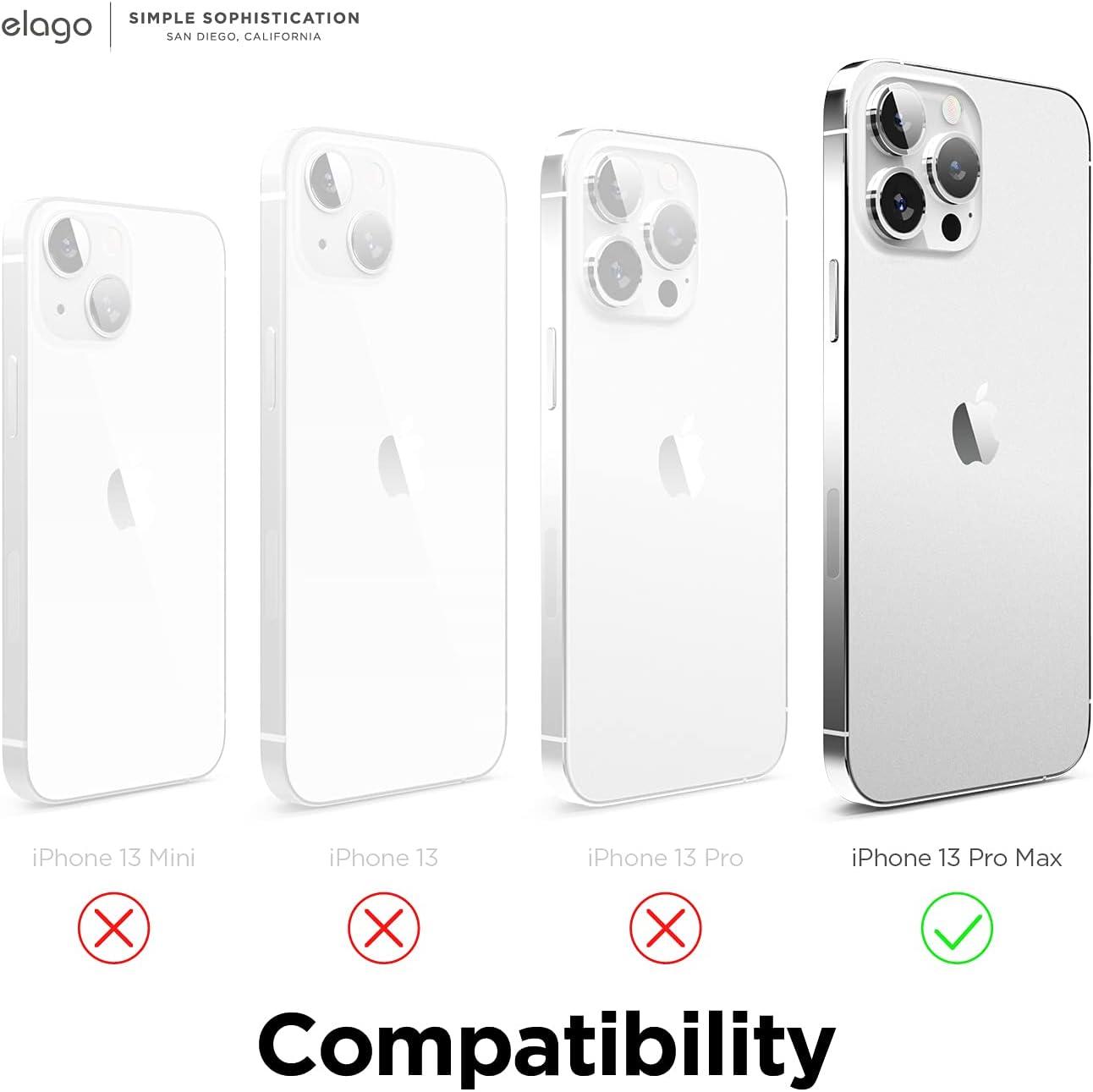 imageelago Liquid Silicone Case Compatible with iPhone 13 Pro Max 67 inches Premium Silicone Case Full Protection Case  Shockproof Cover with 3 Structure Whitewhite