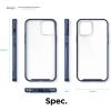 imageelago Hybrid Clear Case Designed for iPhone 12 Case ampamp Designed for iPhone 12 Pro Case 61quot Reduced Yellowing Durable PC Back Flexible Bumper Shockproof Cover Case Mint GreenBlue