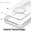 imageelago Hybrid Clear Case Designed for iPhone 12 Case ampamp Designed for iPhone 12 Pro Case 61quot Reduced Yellowing Durable PC Back Flexible Bumper Shockproof Cover Case Mint GreenTransparent
