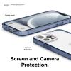 imageelago Hybrid Clear Case Designed for iPhone 12 Case ampamp Designed for iPhone 12 Pro Case 61quot Reduced Yellowing Durable PC Back Flexible Bumper Shockproof Cover Case Mint GreenBlue