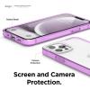 imageelago Hybrid Clear Case Designed for iPhone 12 Case ampamp Designed for iPhone 12 Pro Case 61quot Reduced Yellowing Durable PC Back Flexible Bumper Shockproof Cover Case Mint GreenLavender