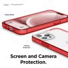 imageelago Hybrid Clear Case Designed for iPhone 12 Case ampamp Designed for iPhone 12 Pro Case 61quot Reduced Yellowing Durable PC Back Flexible Bumper Shockproof Cover Case Mint GreenRed
