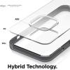 imageelago Hybrid Clear Case Designed for iPhone 12 Case ampamp Designed for iPhone 12 Pro Case 61quot Reduced Yellowing Durable PC Back Flexible Bumper Shockproof Cover Case Mint GreenBlack