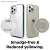 imageelago Hybrid Clear Case Designed for iPhone 12 Case ampamp Designed for iPhone 12 Pro Case 61quot Reduced Yellowing Durable PC Back Flexible Bumper Shockproof Cover Case Mint GreenBlue