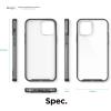 imageelago Hybrid Clear Case Designed for iPhone 12 Case ampamp Designed for iPhone 12 Pro Case 61quot Reduced Yellowing Durable PC Back Flexible Bumper Shockproof Cover Case Mint GreenBlack