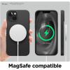 imageelago Liquid Silicone Case Compatible with iPhone 13 61 inchPremium Silicone Full Body Protection  3 Layer Shockproof Phone Case Microfiber LiningBlack