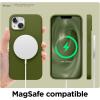 imageelago Liquid Silicone Case Compatible with iPhone 13 61 inchPremium Silicone Full Body Protection  3 Layer Shockproof Phone Case Microfiber LiningCedar Green