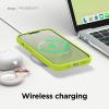 imageelago Liquid Silicone Case Compatible with iPhone 13 61 inchPremium Silicone Full Body Protection  3 Layer Shockproof Phone Case Microfiber LiningJanue Fluo