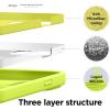 imageelago Liquid Silicone Case Compatible with iPhone 13 61 inchPremium Silicone Full Body Protection  3 Layer Shockproof Phone Case Microfiber LiningJanue Fluo