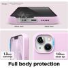 imageelago Liquid Silicone Case Compatible with iPhone 13 61 inchPremium Silicone Full Body Protection  3 Layer Shockproof Phone Case Microfiber LiningLight Lilac
