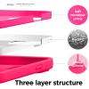 imageelago Liquid Silicone Case Compatible with iPhone 13 61 inchPremium Silicone Full Body Protection  3 Layer Shockproof Phone Case Microfiber LiningLive Pink