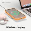 imageelago Liquid Silicone Case Compatible with iPhone 13 61 inchPremium Silicone Full Body Protection  3 Layer Shockproof Phone Case Microfiber LiningOrange