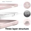 imageelago Liquid Silicone Case Compatible with iPhone 13 61 inchPremium Silicone Full Body Protection  3 Layer Shockproof Phone Case Microfiber LiningPink