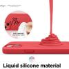 imageelago Liquid Silicone Case Compatible with iPhone 13 61 inchPremium Silicone Full Body Protection  3 Layer Shockproof Phone Case Microfiber LiningRed