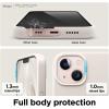 imageelago Liquid Silicone Case Compatible with iPhone 13 61 inchPremium Silicone Full Body Protection  3 Layer Shockproof Phone Case Microfiber LiningStone