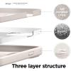 imageelago Liquid Silicone Case Compatible with iPhone 13 61 inchPremium Silicone Full Body Protection  3 Layer Shockproof Phone Case Microfiber LiningStone