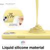 imageelago Liquid Silicone Case Compatible with iPhone 13 61 inchPremium Silicone Full Body Protection  3 Layer Shockproof Phone Case Microfiber LiningYellow