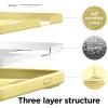 imageelago Liquid Silicone Case Compatible with iPhone 13 61 inchPremium Silicone Full Body Protection  3 Layer Shockproof Phone Case Microfiber LiningYellow