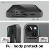 imageelago Liquid Silicone Case Compatible with iPhone 13 61 inchPremium Silicone Full Body Protection  3 Layer Shockproof Phone Case Microfiber Liningdark grey