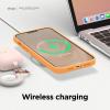 imageelago Liquid Silicone Case Compatible with iPhone 13 Pro Max 67 inches Premium Silicone Case Full Protection Case  Shockproof Cover with 3 Structure WhiteOrange