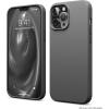 imageelago Liquid Silicone Case Compatible with iPhone 13 Pro Max 67 inches Premium Silicone Case Full Protection Case  Shockproof Cover with 3 Structure WhiteEdark grey