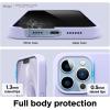 imageelago Liquid Silicone Case Compatible with iPhone 13 Pro Max 67 inches Premium Silicone Case Full Protection Case  Shockproof Cover with 3 Structure WhitePurple