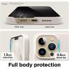 imageelago Liquid Silicone Case Compatible with iPhone 13 Pro Max 67 inches Premium Silicone Case Full Protection Case  Shockproof Cover with 3 Structure WhiteStone