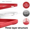 imageelago Liquid Silicone Case Compatible with iPhone 13 Pro Max 67 inches Premium Silicone Case Full Protection Case  Shockproof Cover with 3 Structure Whitered