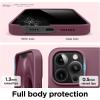 imageelago Liquid Silicone Case Compatible with iPhone 13 Pro Max 67 inches Premium Silicone Case Full Protection Case  Shockproof Cover with 3 Structure WhiteBurgundy
