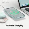 imageelago Liquid Silicone Case Compatible with iPhone 13 Pro Max 67 inches Premium Silicone Case Full Protection Case  Shockproof Cover with 3 Structure Whitemint green