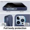 imageelago Liquid Silicone Case Compatible with iPhone 13 Pro Max 67 inches Premium Silicone Case Full Protection Case  Shockproof Cover with 3 Structure WhiteBlue