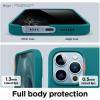 imageelago Liquid Silicone Case Compatible with iPhone 13 Pro Max 67 inches Premium Silicone Case Full Protection Case  Shockproof Cover with 3 Structure WhiteDark Turquoise