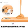 imageelago Liquid Silicone Case Compatible with iPhone 13 Pro Max 67 inches Premium Silicone Case Full Protection Case  Shockproof Cover with 3 Structure WhiteOrange