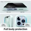 imageelago Liquid Silicone Case Compatible with iPhone 13 Pro Max 67 inches Premium Silicone Case Full Protection Case  Shockproof Cover with 3 Structure Whitemint green