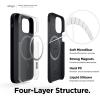 imageelago Magnetic Silicone Case Lovely Pink for iPhone 1212 Pro Builtin Magnets Compatible with MagSafe Accessories CaseBlack