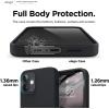imageelago Magnetic Silicone Case Lovely Pink for iPhone 1212 Pro Builtin Magnets Compatible with MagSafe Accessories CaseBlack