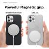 imageelago Magnetic Silicone Case Lovely Pink for iPhone 1212 Pro Builtin Magnets Compatible with MagSafe Accessories CaseBlack