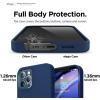 imageelago Magnetic Silicone Case Lovely Pink for iPhone 1212 Pro Builtin Magnets Compatible with MagSafe Accessories CaseIndigo Jeans