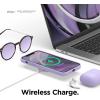 imageelago Magnetic Silicone Case Lovely Pink for iPhone 1212 Pro Builtin Magnets Compatible with MagSafe Accessories CaseLavender