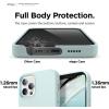 imageelago Magnetic Silicone Case Lovely Pink for iPhone 1212 Pro Builtin Magnets Compatible with MagSafe Accessories CaseMint Green